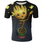 Футболка мужская с 3D-принтом стражи Галактики, смешная рубашка в стиле хип-хоп с круглым вырезом, летняя модная сорочка для детей, 2021