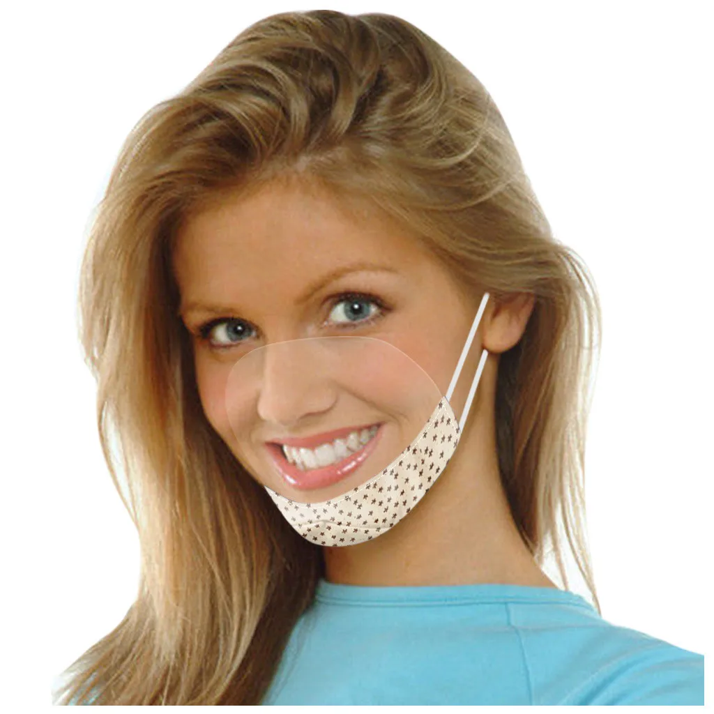 Мини-щит Face Maks многоразовая моющаяся Удобная прозрачная визуальная маска для