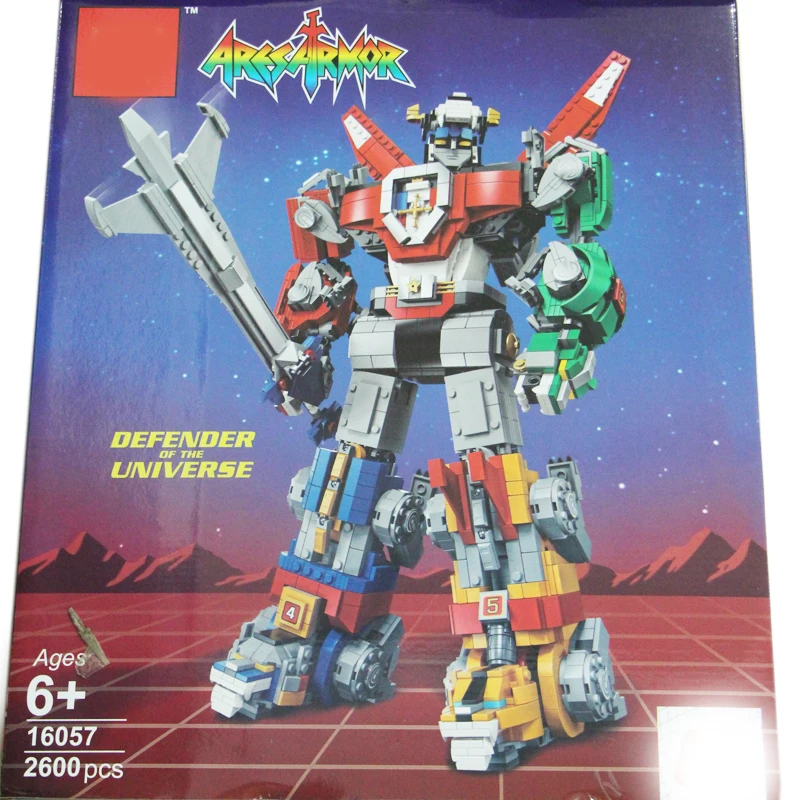 Строительные блоки серии Voltron King Defender Of The Universe материалы для фильмов Набор