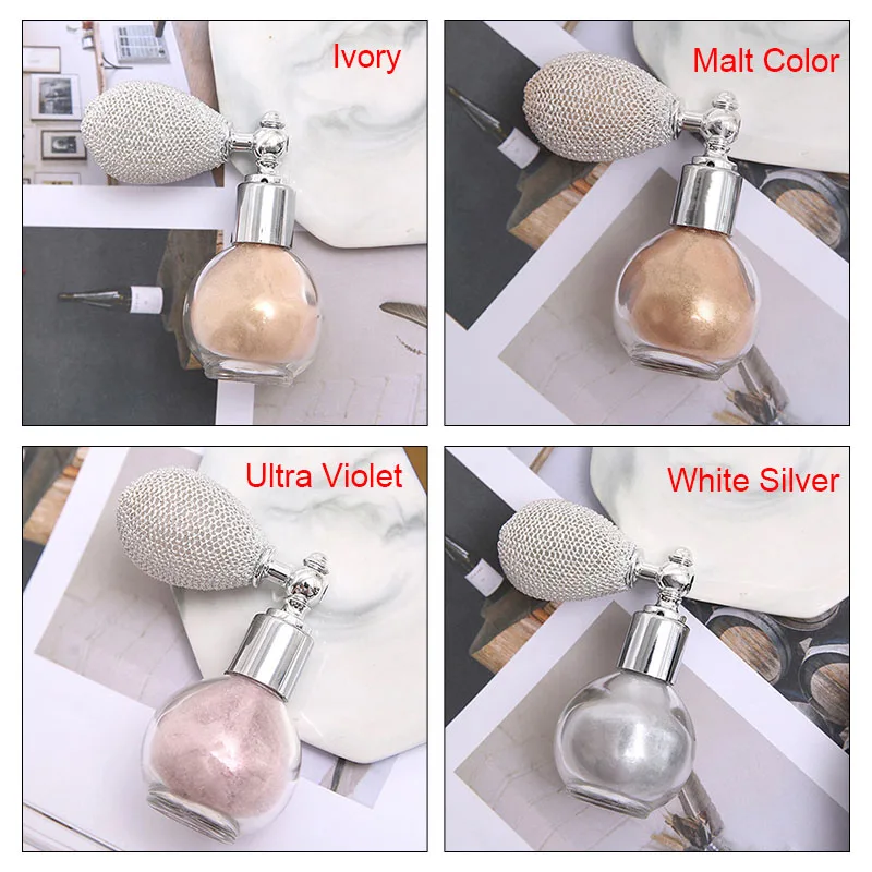 Горячая 1 шт спрей Мерцающий Порошок Хайлайтер для лица макияж косметика