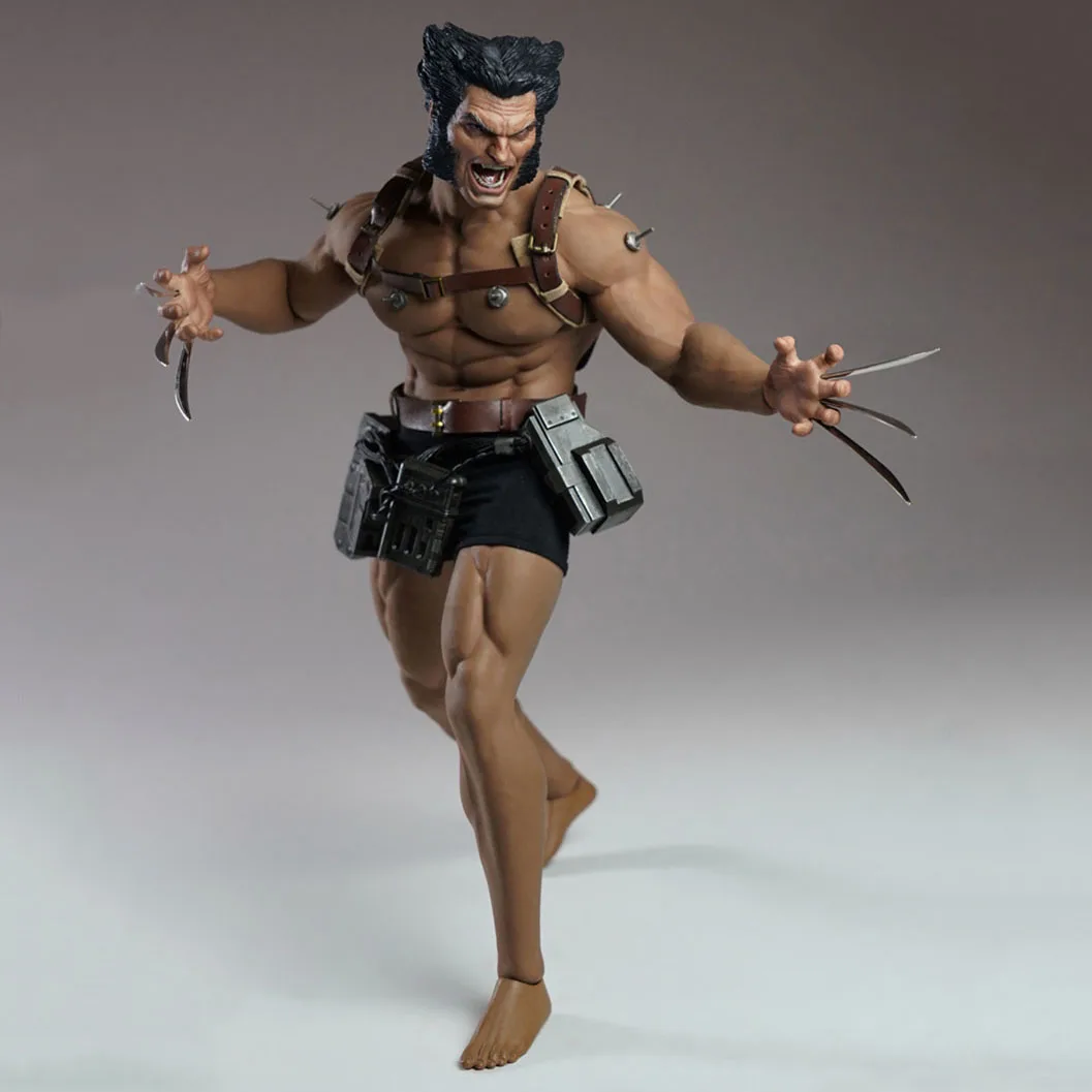 

SUPER DUCK ET0045 1/6 Hugh Jackman Laboratory Costume with Two Head Sculpts Fit 12'' TBLeague M35 Male Action Figure Body