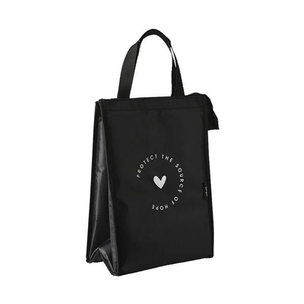 type 1 heart Фиолетовая 1 шт., черная сумка для обеда с рисунком кактуса, Термосумка для пикника, сумка для обеда с изоляцией, сумка Bento, дорожный пищевой органайзер для фруктов - Цвет: type 1 heart