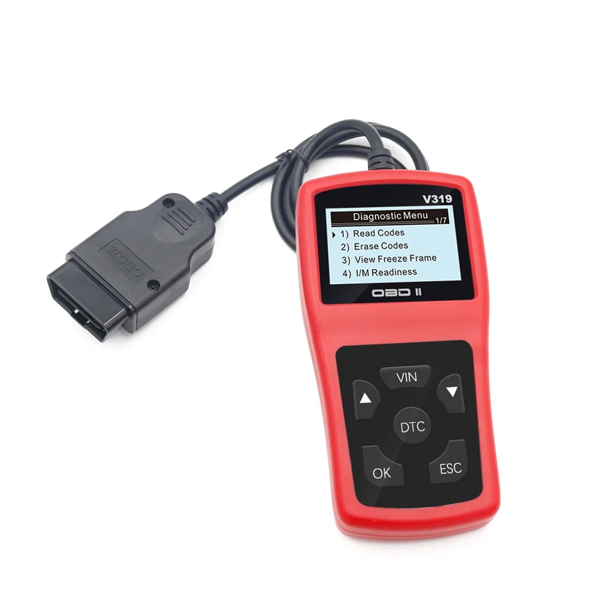 Декодер V319 OBD II прибор для тестирования обслуживания автомобиля бортовой