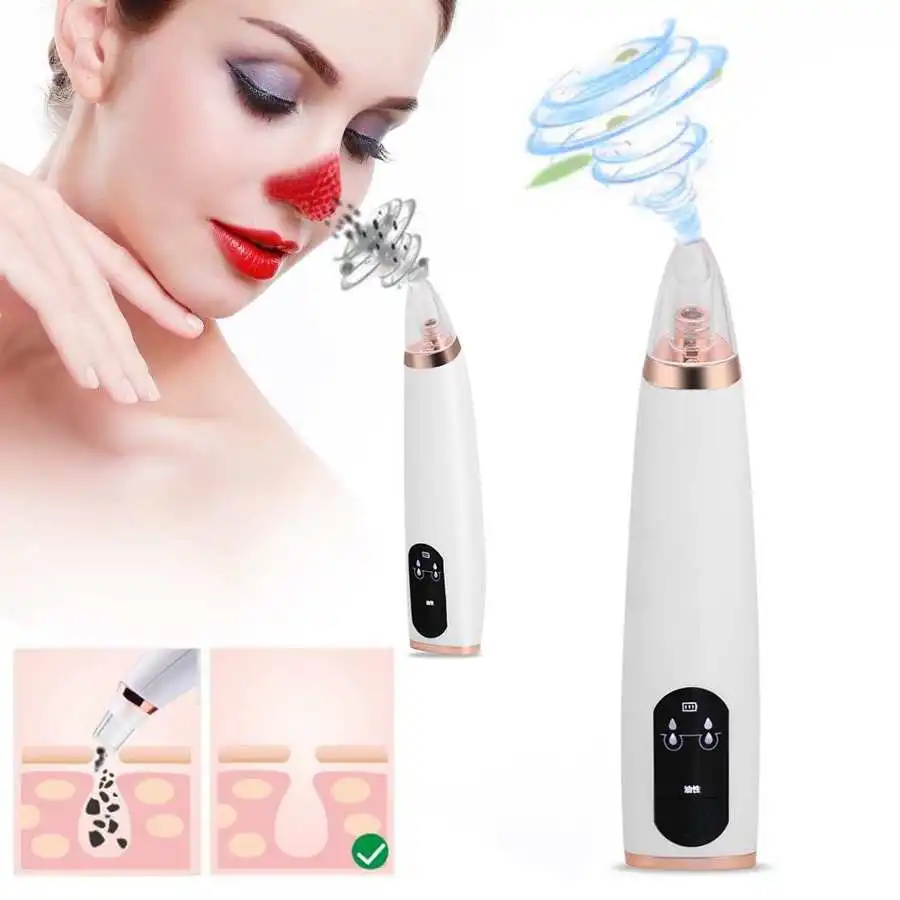 

USB перезаряжаемое устройство для удаления черных точек, вакуумный очиститель пор для лица, уход за кожей, очиститель пор от акне, Удаление пр...