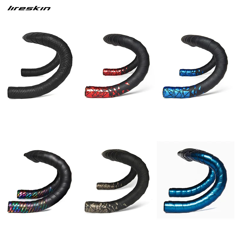 

Liteskin Road Bike Grips Cycling Handle bar tape Bicycle accessories Fixie Gear Strap Cork soft PU EVA Wrap Perforated Ribbon