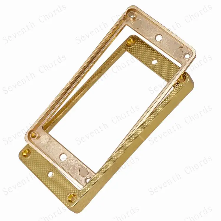 ein satz von 2 pcs sg lp elektrische gitarre gebogene humbucker doppel coil pickup rahmen montage metall ring free global shipping