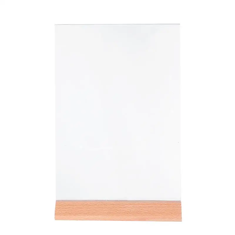 Держатели для меню Настольный контейнер фотографий стенд акриловый стол