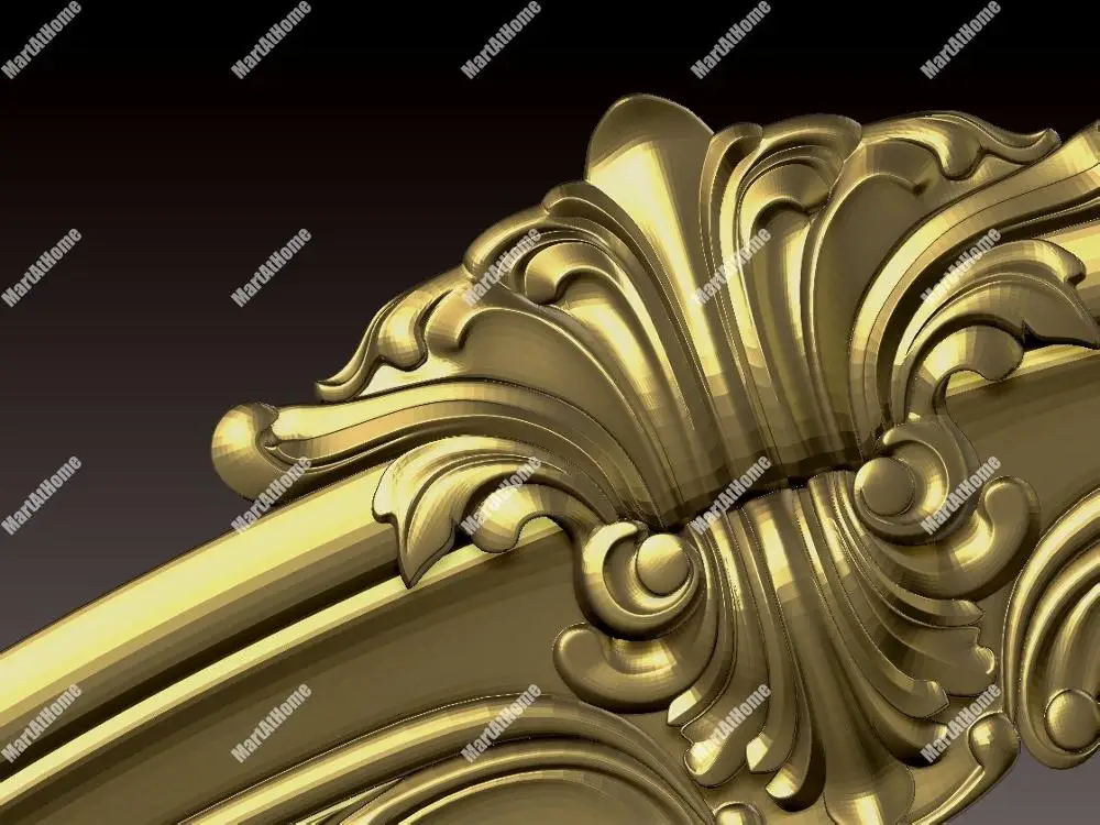 Классическая прикроватная РАМА 3D STL модель для ЧПУ гравировки и печати рельеф
