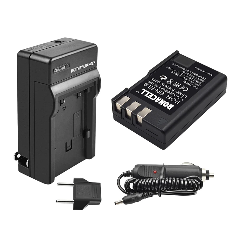 Батарейки и зарядное устройство для цифровой зеркальной камеры Nikon D5000 D3000 D60 D40x