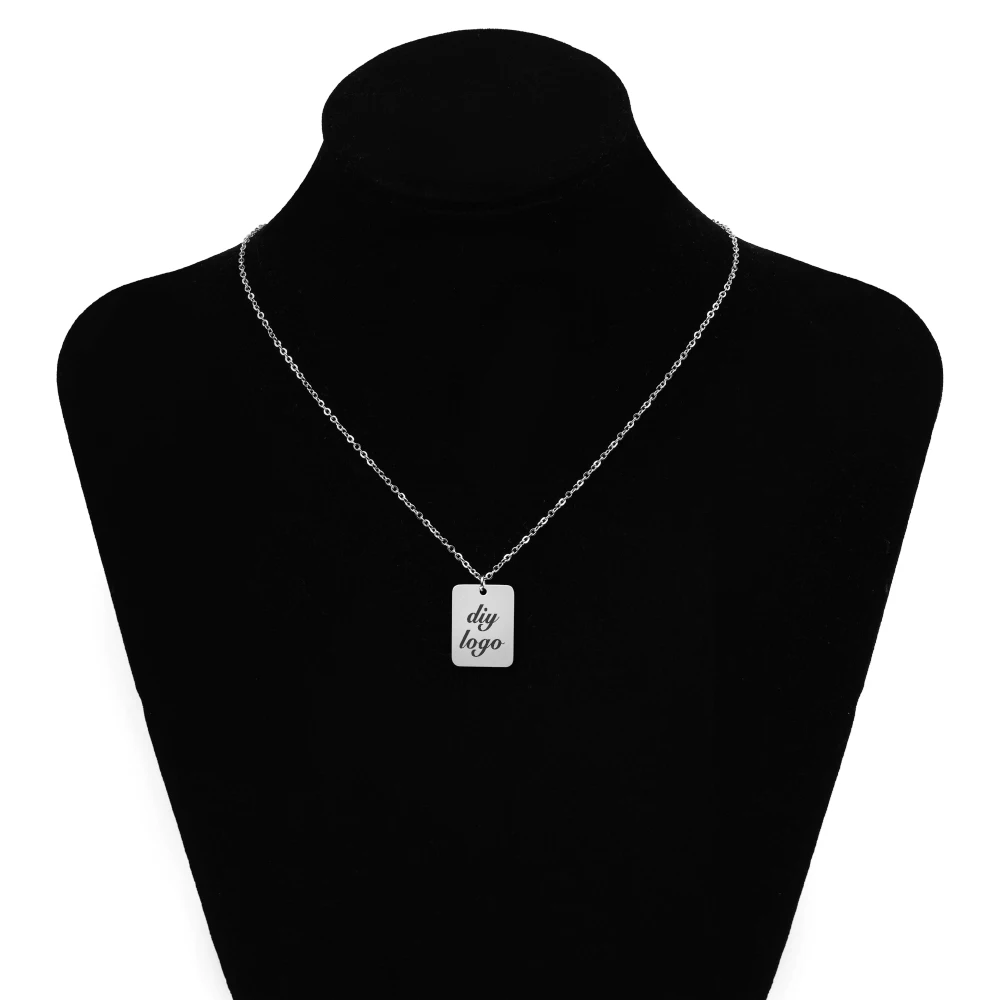 Трендовое ожерелье из нержавеющей стали золотого и серебристого цвета с