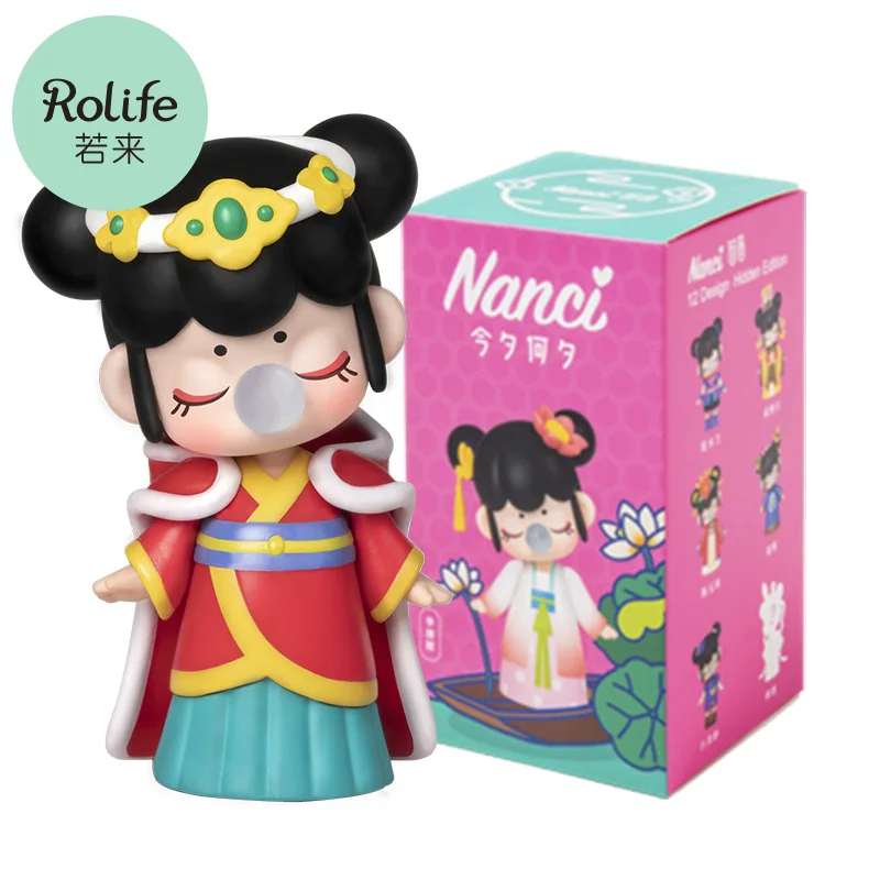 

USER-X Robotime Rolife Nanci I What eve Series Blind Box Brand Designer Chinese Women Doll Action anime Figure Toy Children Gift
