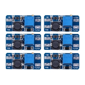 6pcs MT3608 DC 2A Step Up Power Booster Module 2v-24v Boost Converter for Arduino