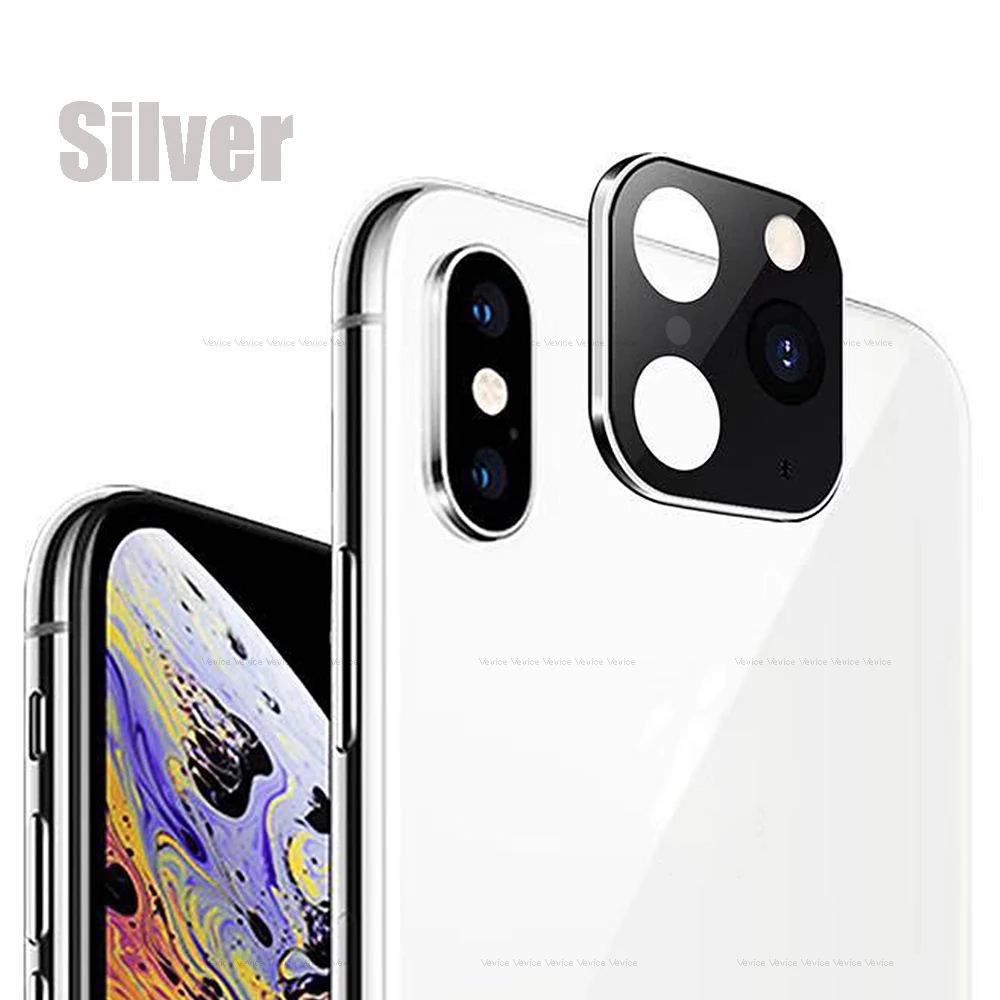 Чехол для iPhone 11 Pro Max Simulation camera для iPhone X XS MAX Xs чехол для объектива камеры кольцо из титанового сплава
