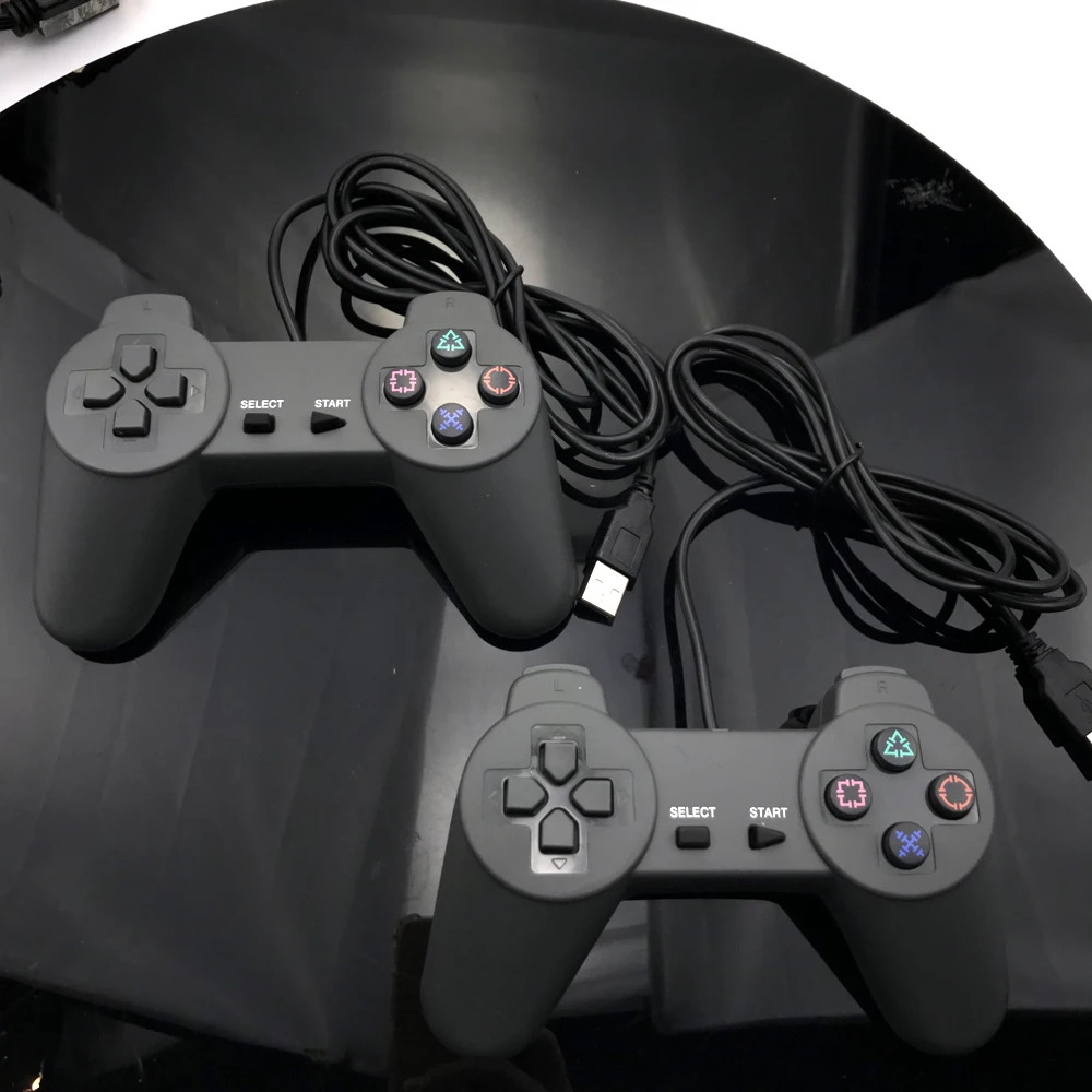 Классическая игровая консоль 8 бит PS1 мини домашние игры 620 энтузиастов