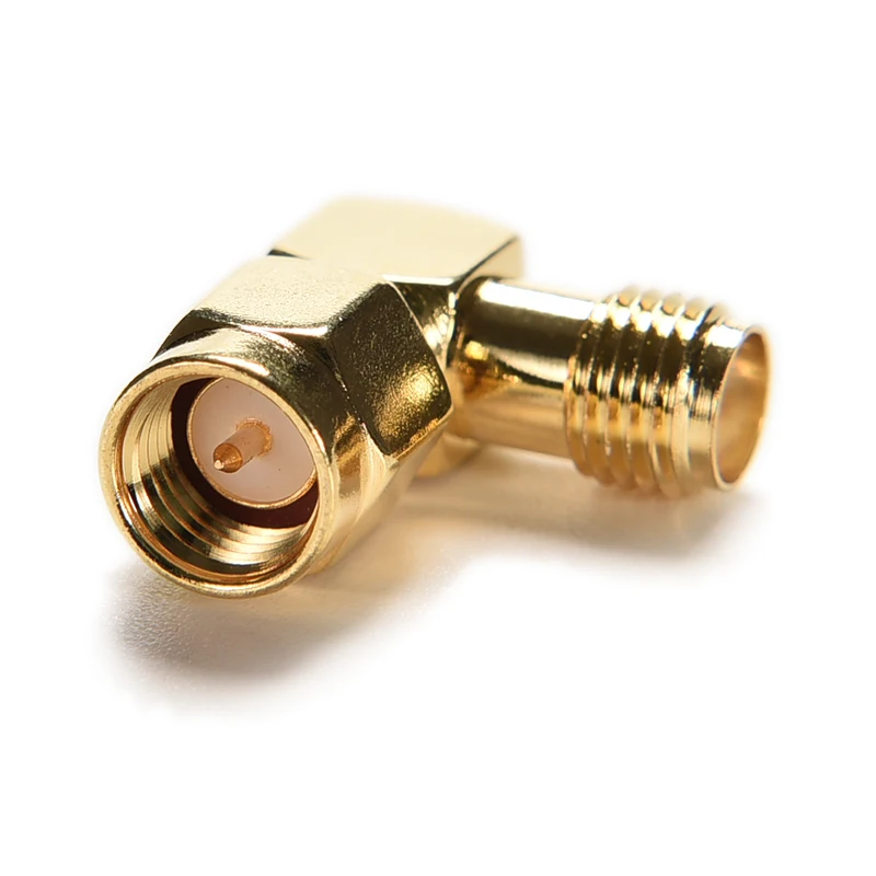 3PCS SMA Male Plug To Female Jack RF Coax Adapter Convertor Right Angle Goldplated 90 Degree Golden | Компьютеры и офис