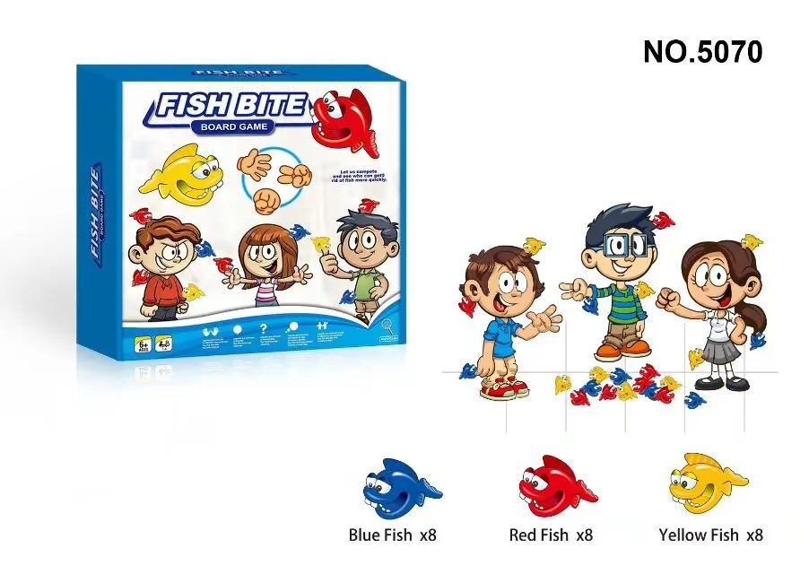 

Guess Fist Bite Fish Game Desktop Toy Bite Fish Model Puzzle Toy