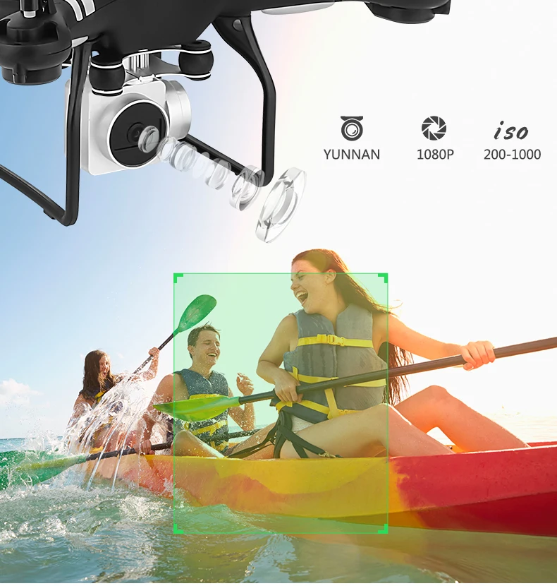 RC WI-FI с видом от первого лица Квадрокоптер 4K HD Камера Дрон профессиональной воздушной видео 6 Axis Gyro 4 Каналы р/у вертолет Квадрокоптер с высокой фиксацией