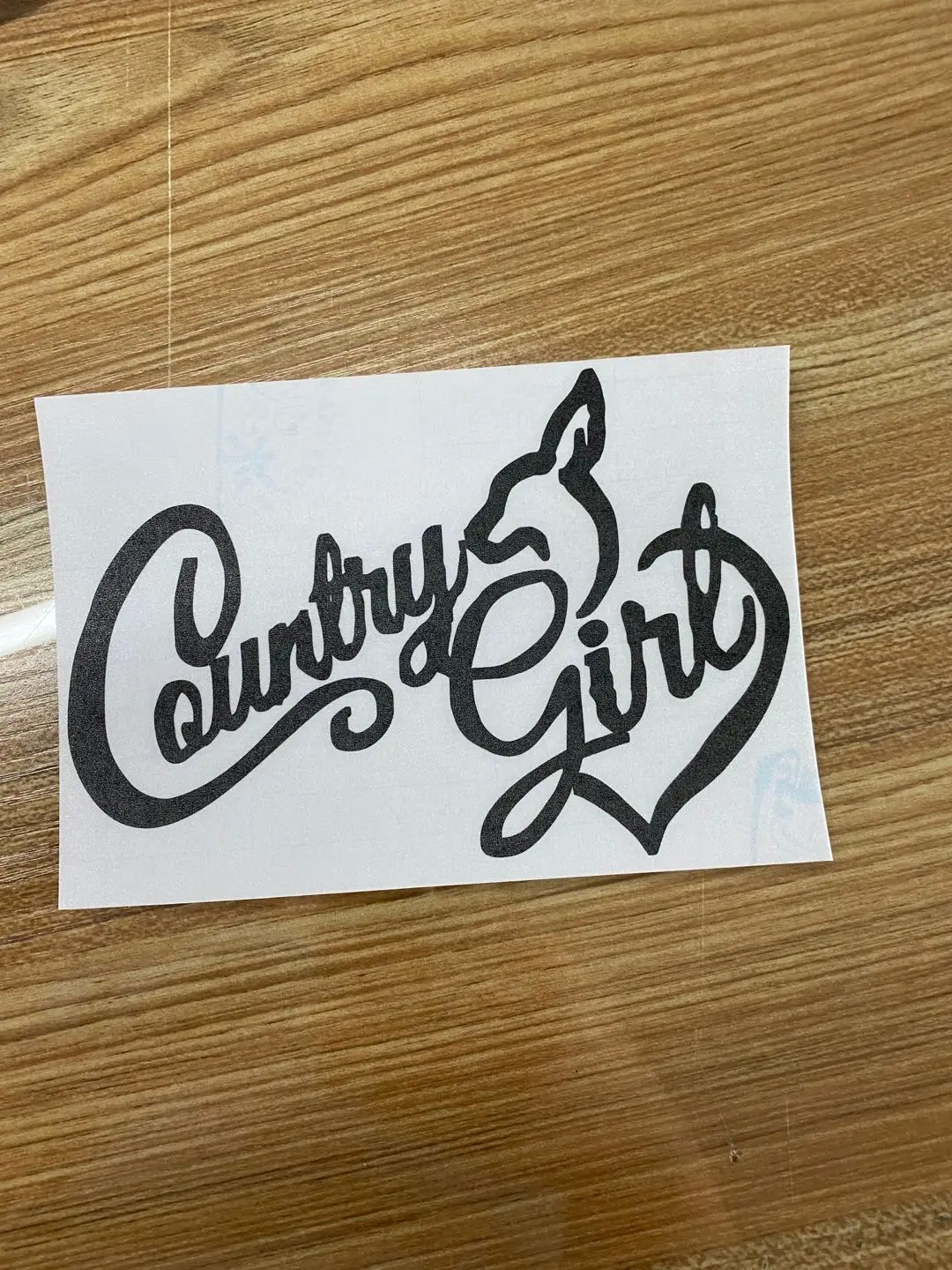 Кантри девушка олень дом стена Стекло окно наклейка Блокнот Наклейка Автомобиль