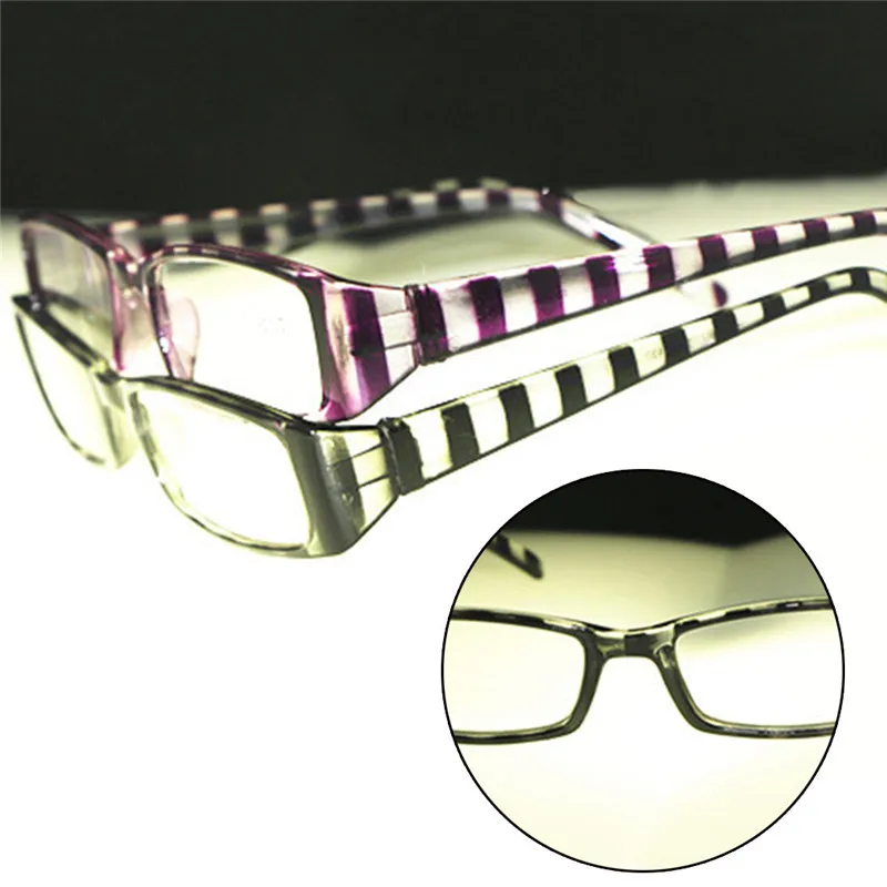 Очки для чтения женские в полоску с диоптриями от 1 0 до 4 | Аксессуары одежды