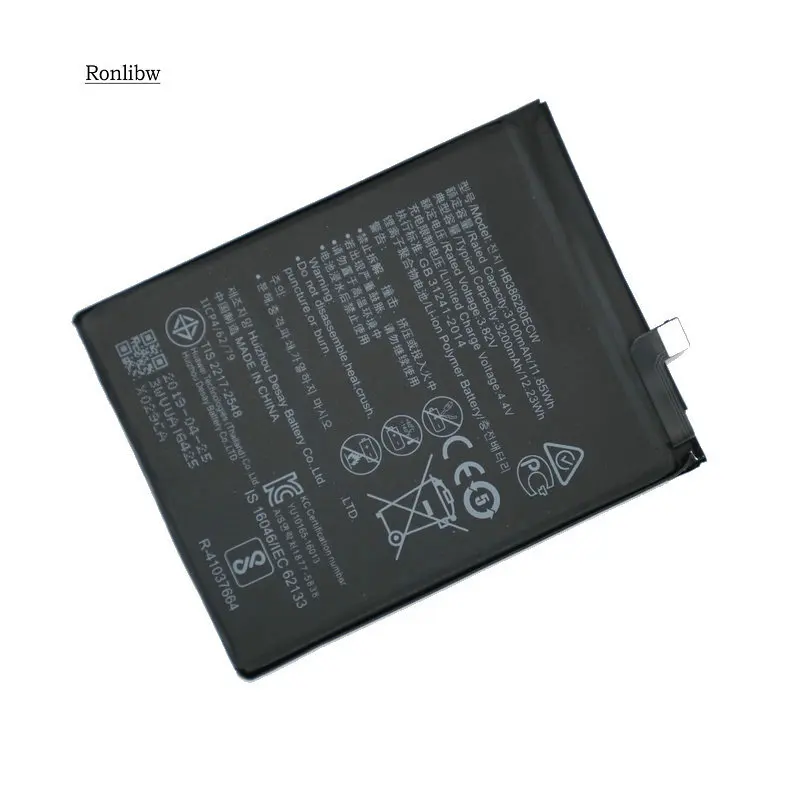 Ronlibw 3200mAh HB386280ECW запасной литий ионный аккумулятор для телефона Huawei honor 9 P10 Ascend