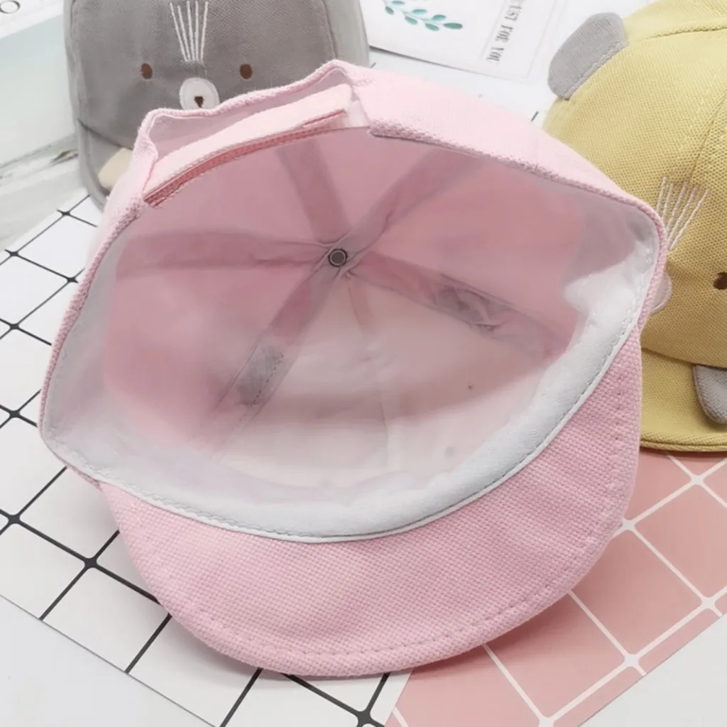 Шляпа для мальчиков и девочек 6-20 месяцев летняя шапка с принтом из мультфильма