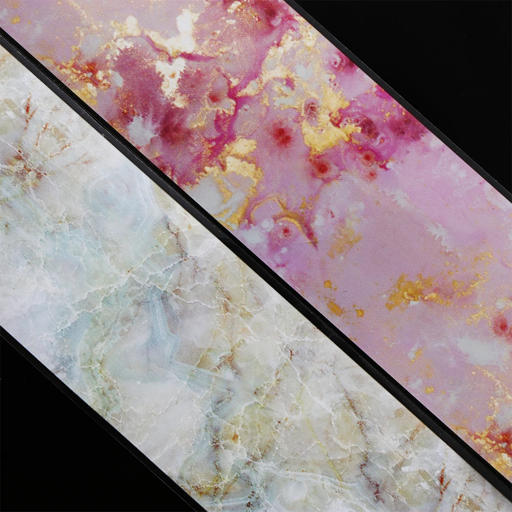 100 см Клей летний дизайн розовый мрамор ногтей Фольга наклейка звездное небо