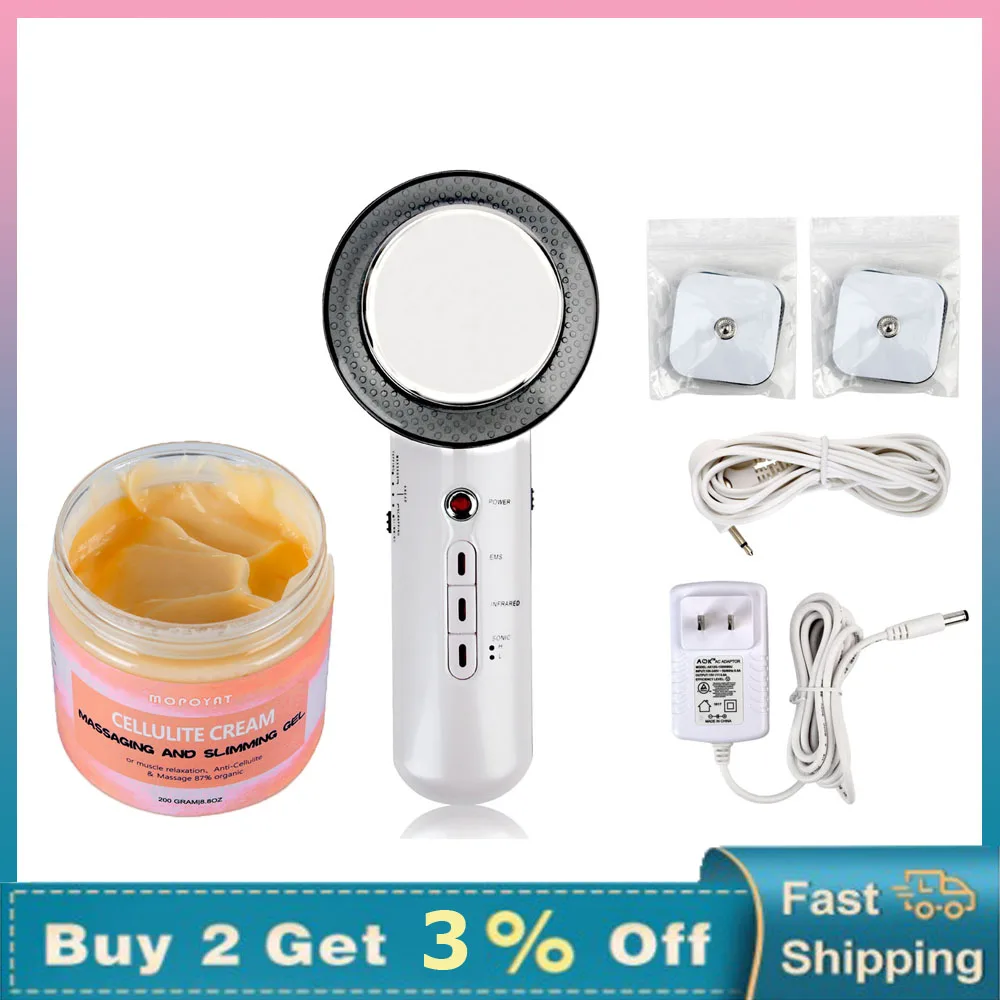 Ультразвуковой кавитации для похудения тела массажер головы и шеи 200g Вес потери