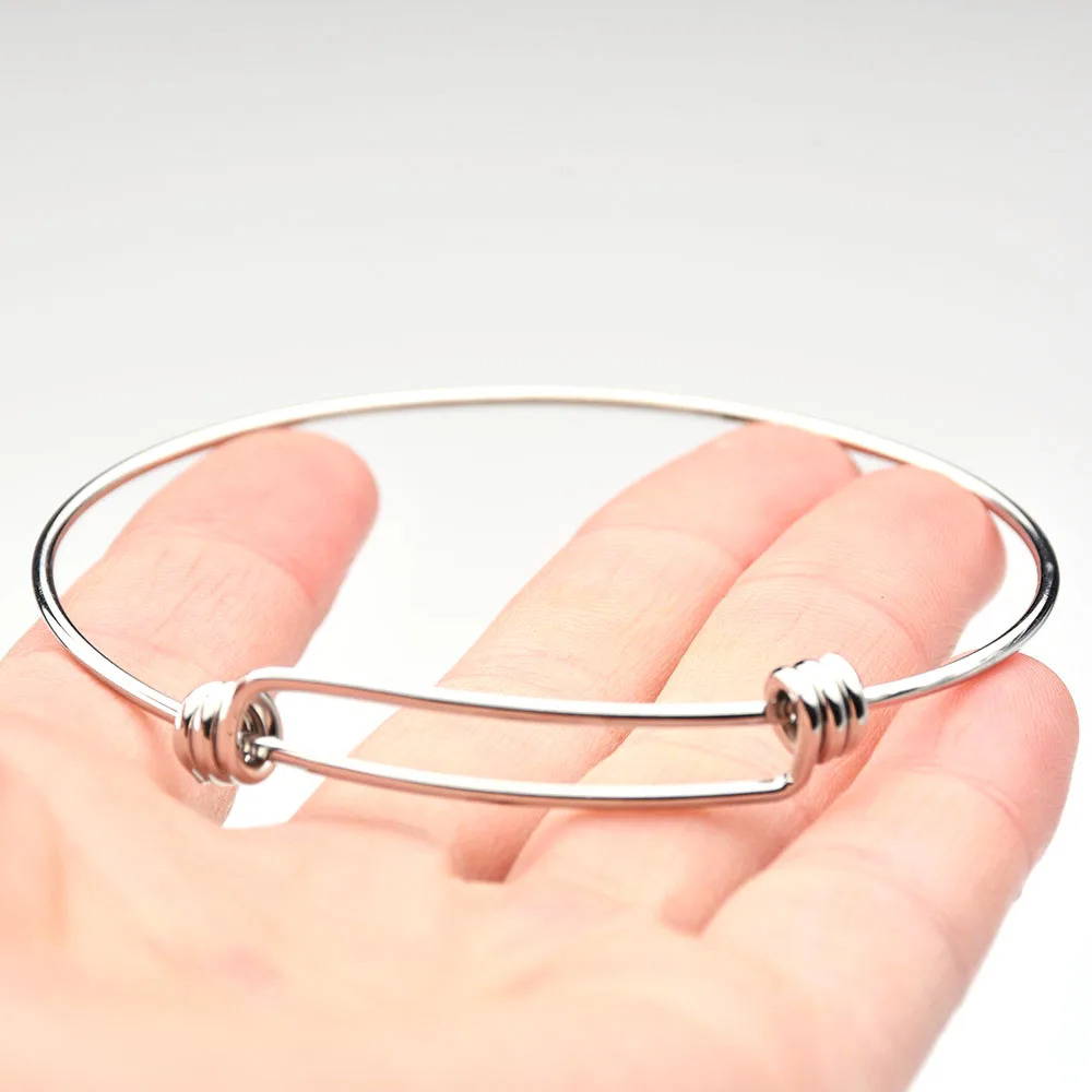 2 шт. браслеты из нержавеющей стали для изготовления ювелирных изделий |