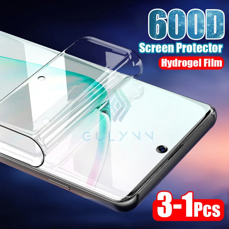 3Pcs 600D Full Protective Hydrogel Film For Samsung A01 M31 A51 A71 A10 A30 M10 A40 A50 A70  A10 A20 S M20 Screen Protector