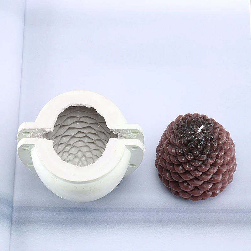 Трендовая Милая свечка ручной работы pinecone форма свечи формы moule bougie силиконовая |