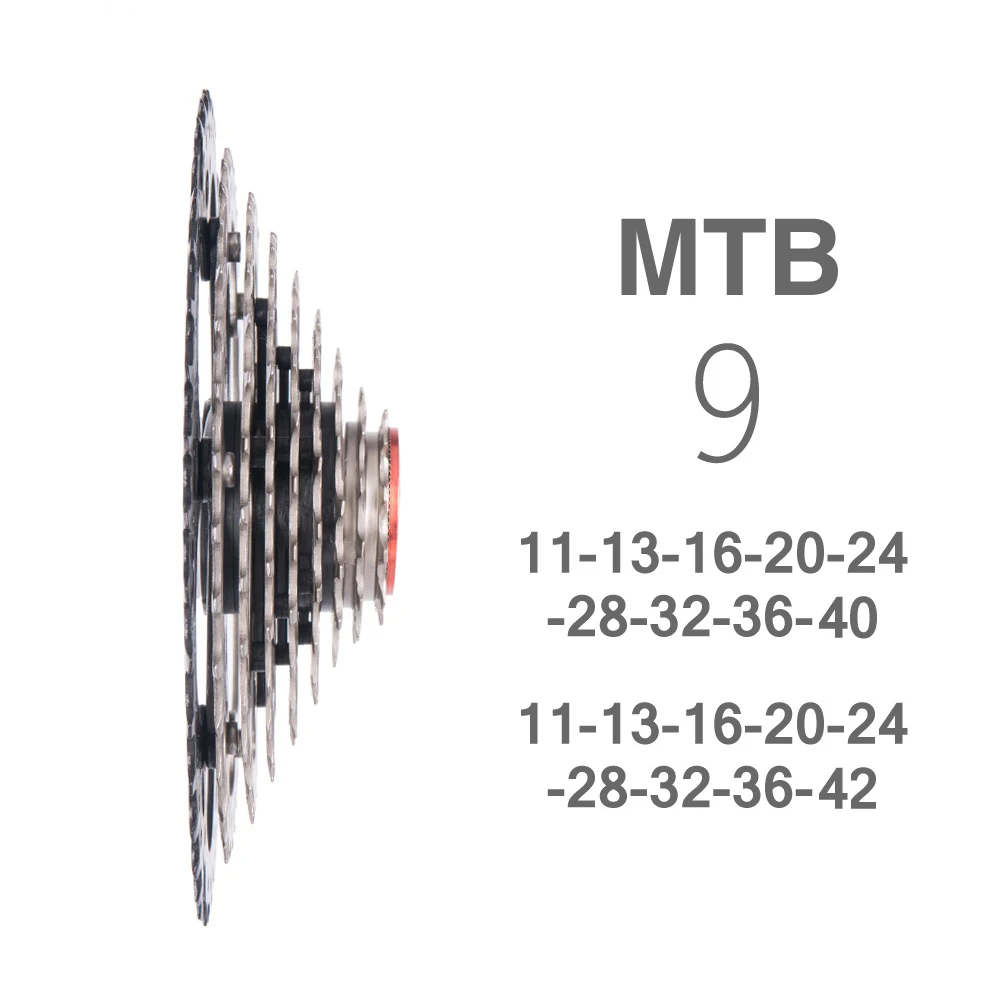 ZTTO MTB 9speed 11-40T 11-42T кассета 9speed 11-42 велосипед свободного хода 11-40 9s для M430 M4000 высококачественный Горный велосипед K7