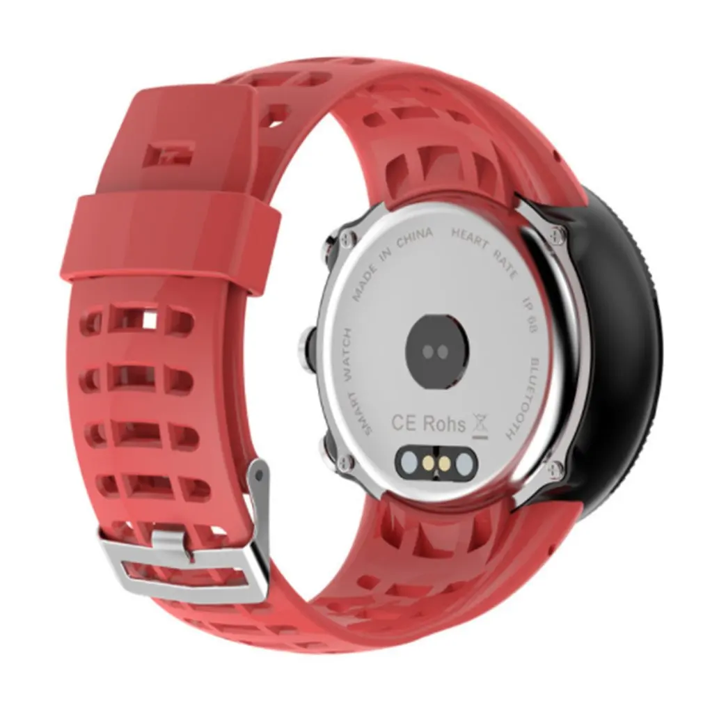 F18 Смарт часы Спортивные С Круглым Циферблатом IP68 Водонепроницаемые напоминания