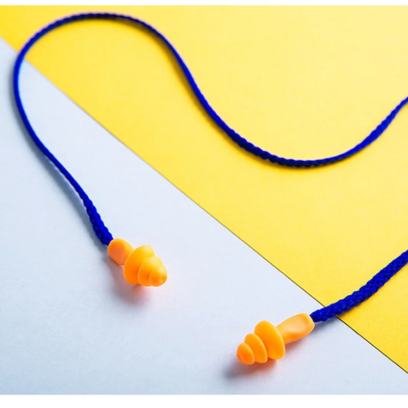 1 пара носков с коробкой Мягкие силиконовые со шнуром уха Вилки веревкой уши