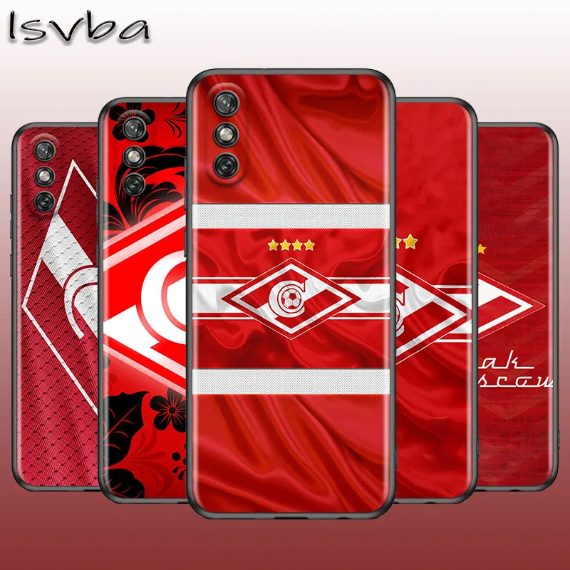 

15F Spartak Moscow for Huawei Y9A Y9 Y9S Y8S Y8P Y7P Y7 Y6S Y6 Y5P Y5 Prime Pro Lite Black Phone Case