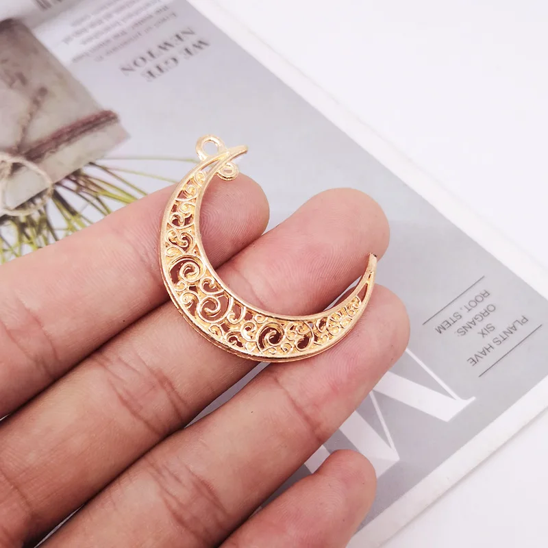 10 шт. Модный кулон с подвеской в форме Луны для ожерелья ручной работы аксессуары