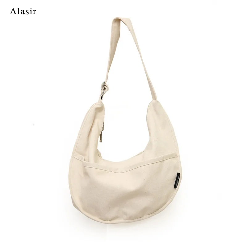 Alasir Artsy Холщовая Сумка для девочек элегантный дизайн однотонные сумки покупок