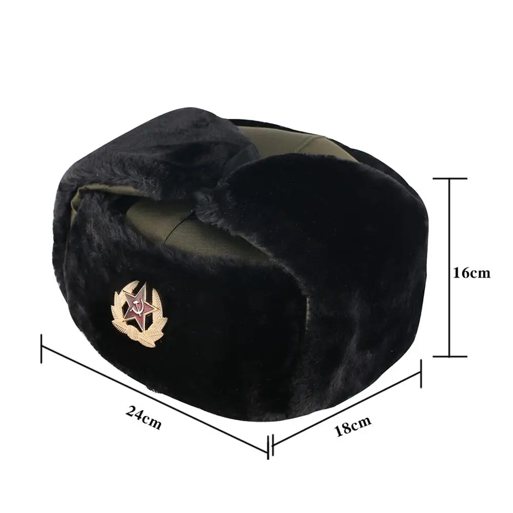 Эмблема СССР шапка-ушанка для России зимняя меховая шапка-Авиатор шапочки детей