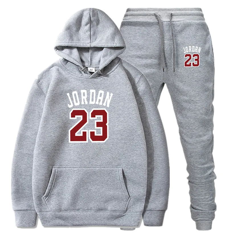 Осенний брендовый спортивный костюм Повседневный JORDAN 23 Мужской комплект из двух
