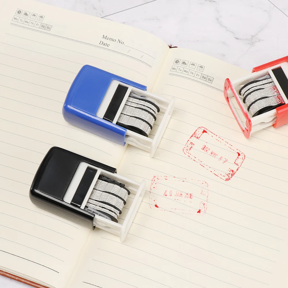 1 шт. Чернильный Штамп для даты саморассеивающиеся электронные уплотнения