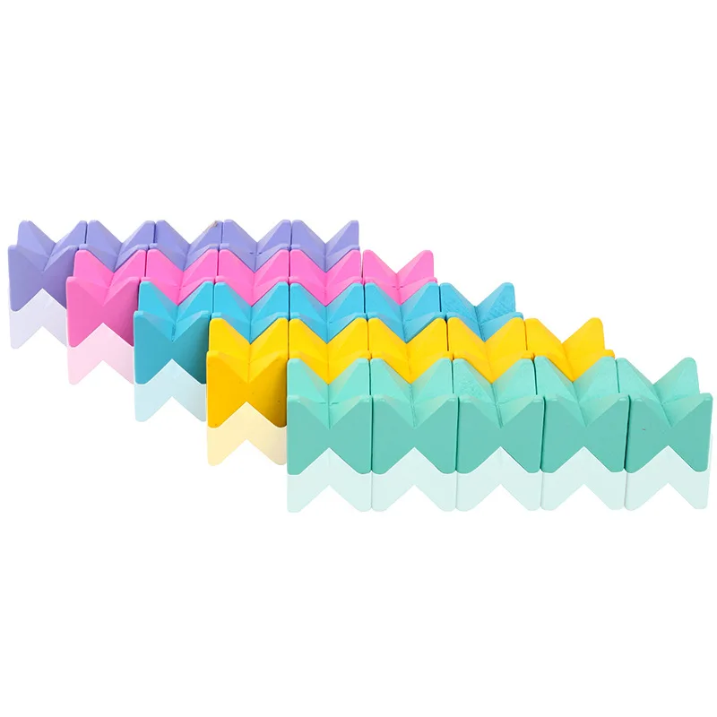 Woodentoys для раннего детского образования различные творческие строительные блоки