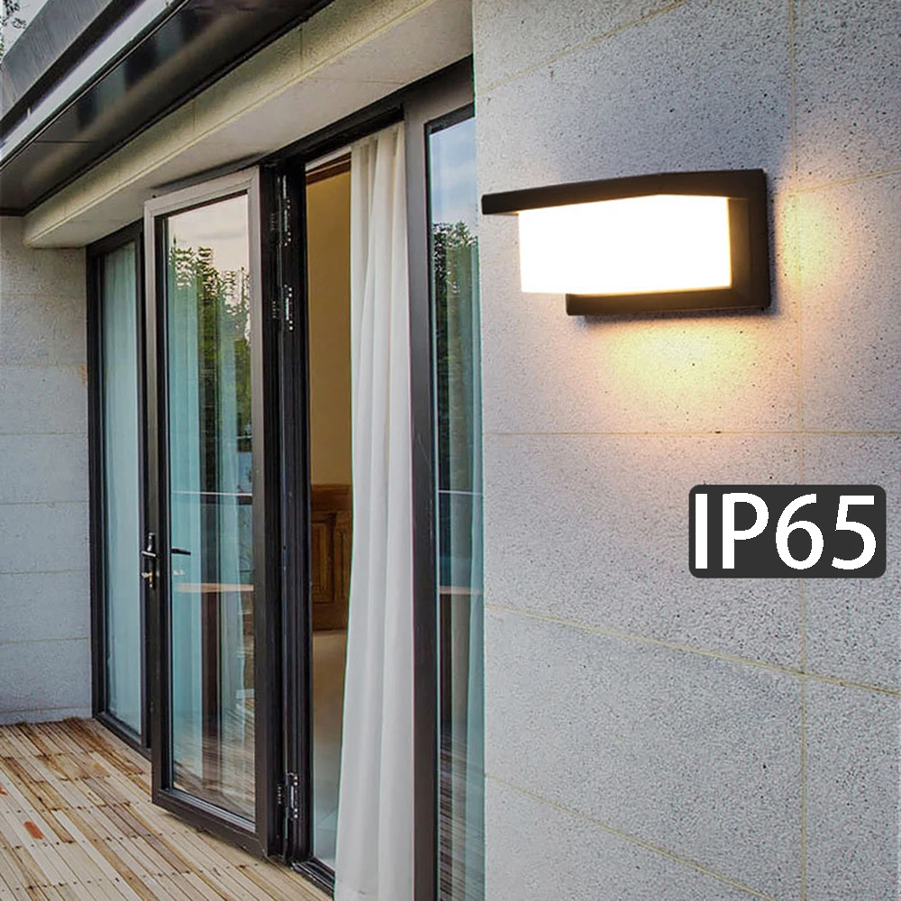 

Modern Waterproof Wall Lamp 85-265V Nordic Style Outdoor LED Wall Light For Courtyard Corridor Garden