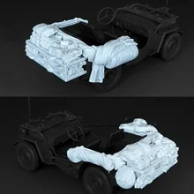 Unassambled 1/35 корзины и холст для живописи наборы статуэтка в виде