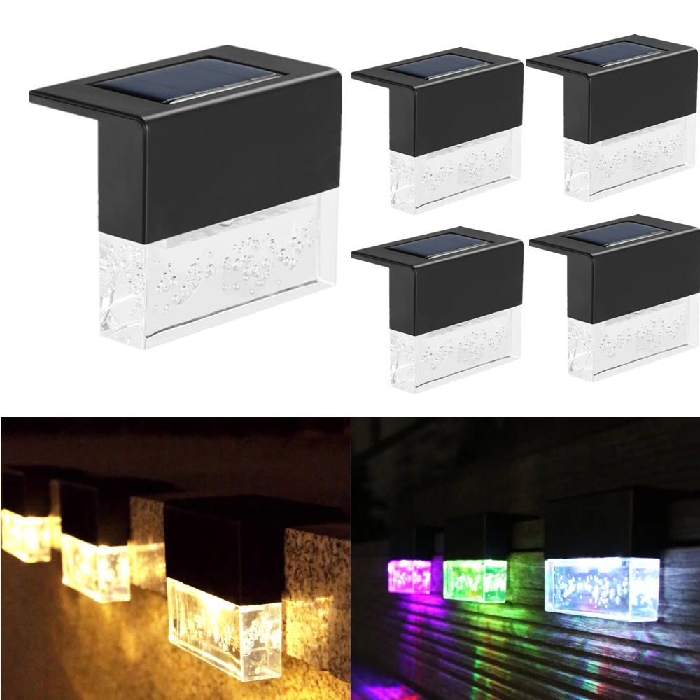 

Swiatla Solar Deck Lights Fence Post Lights Outdoor Lighting Garden Decorative Permanent on All Night for Garden Decoration Lamp