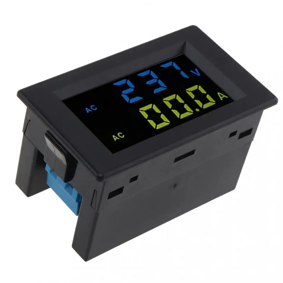 High Precision D85-2042A AC 80-500V 100A Dual Display LED Volt Amp Meter with Current Transformer | Инструменты