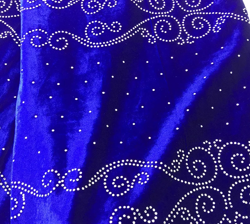 

Newest Fashion Wine Velvet Lace Fabrics With More stone High Quality African Velvet lace Nigerian Lace Fabric