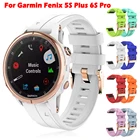 Ремешок силиконовый для смарт-часов Garmin Fenix 5S Plus 6S Pro, 20 мм