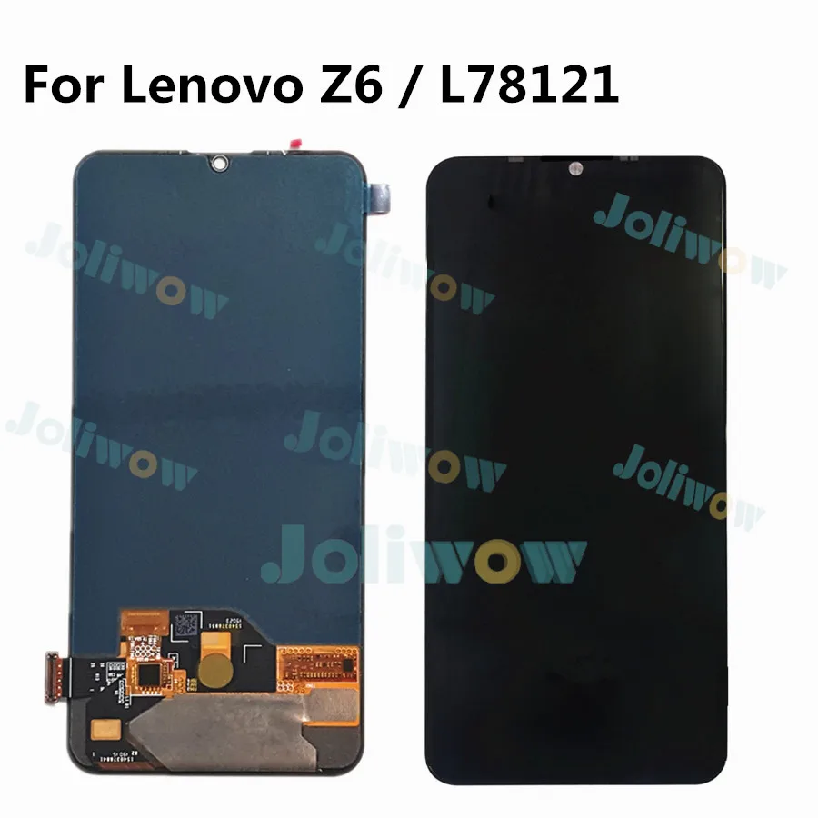 ЖК дисплей 6 39 дюйма для Lenovo Z6 сенсорный экран дигитайзер панель стекло Замена L78121