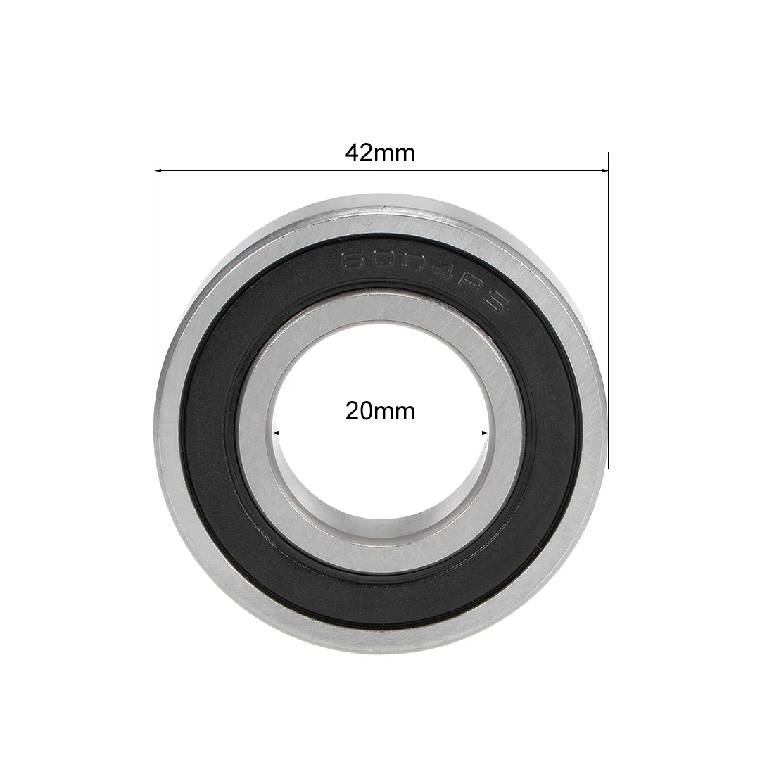 

uxcell 6004-2RS Deep Groove Ball Bearings Z2 20x42x12mm Double Shielded Carbon Steel