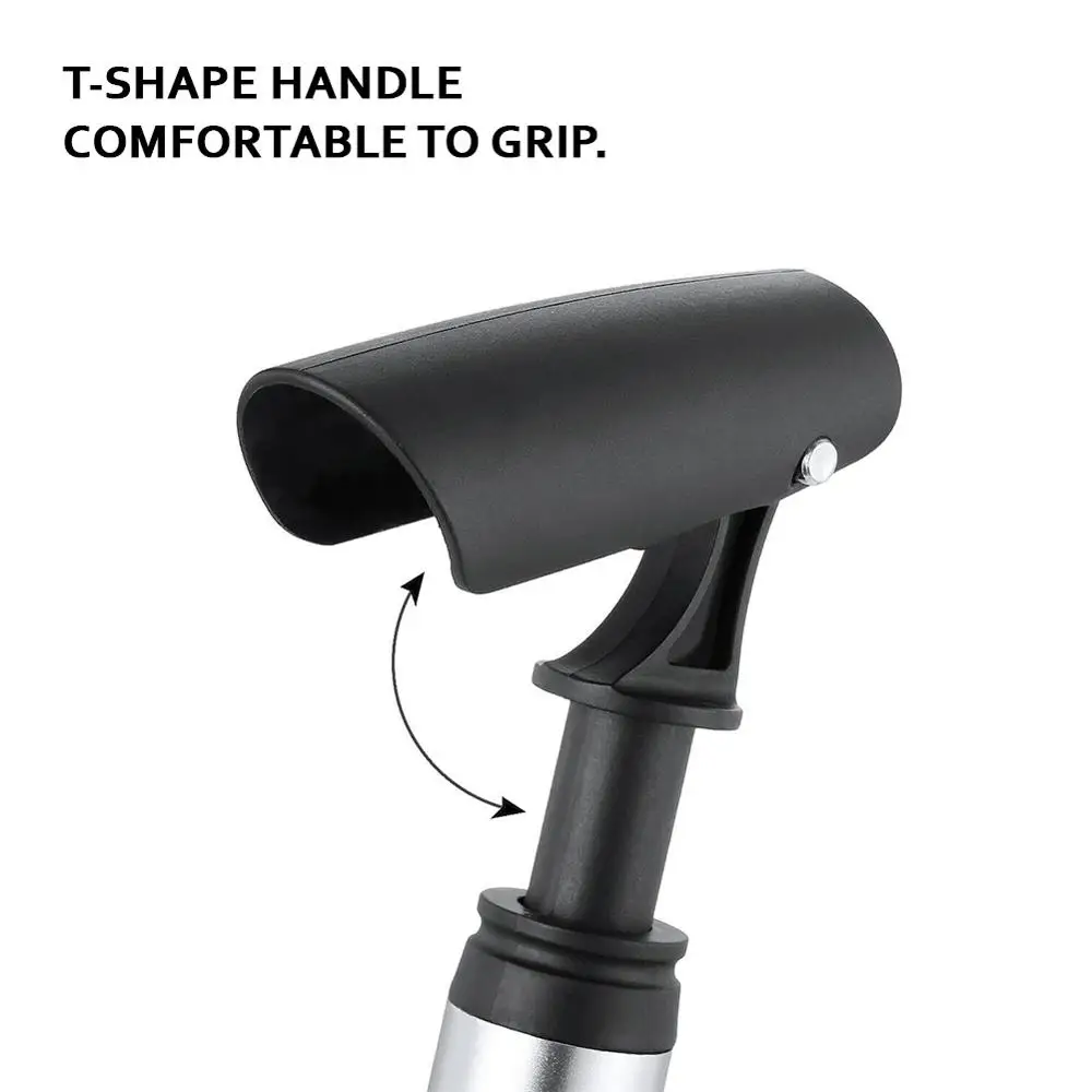 Велосипедный насос компактный портативный для горных и дорожных велосипедов с