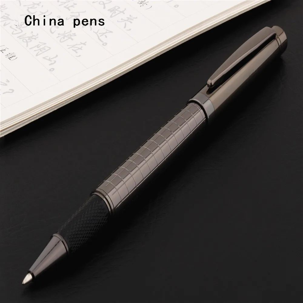 Шариковая ручка с серым платиновым наконечником 865|rollerball pen|business penpen business |